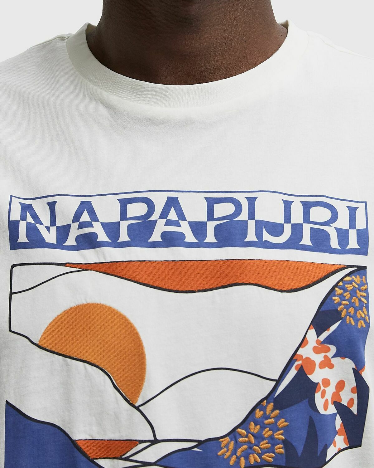 Napapijri S-VALDOR SS TEE White Mens Shortsleefe