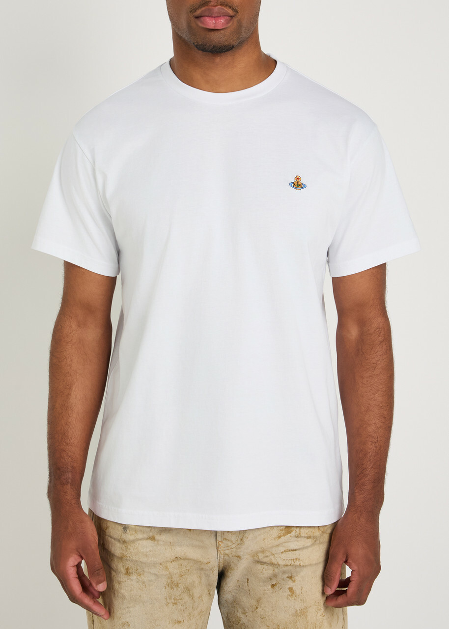 Vivienne Westwood Classic Logo Stretch-cotton T-shirt White