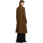 Haider Ackermann Brown Wool Proud Coat