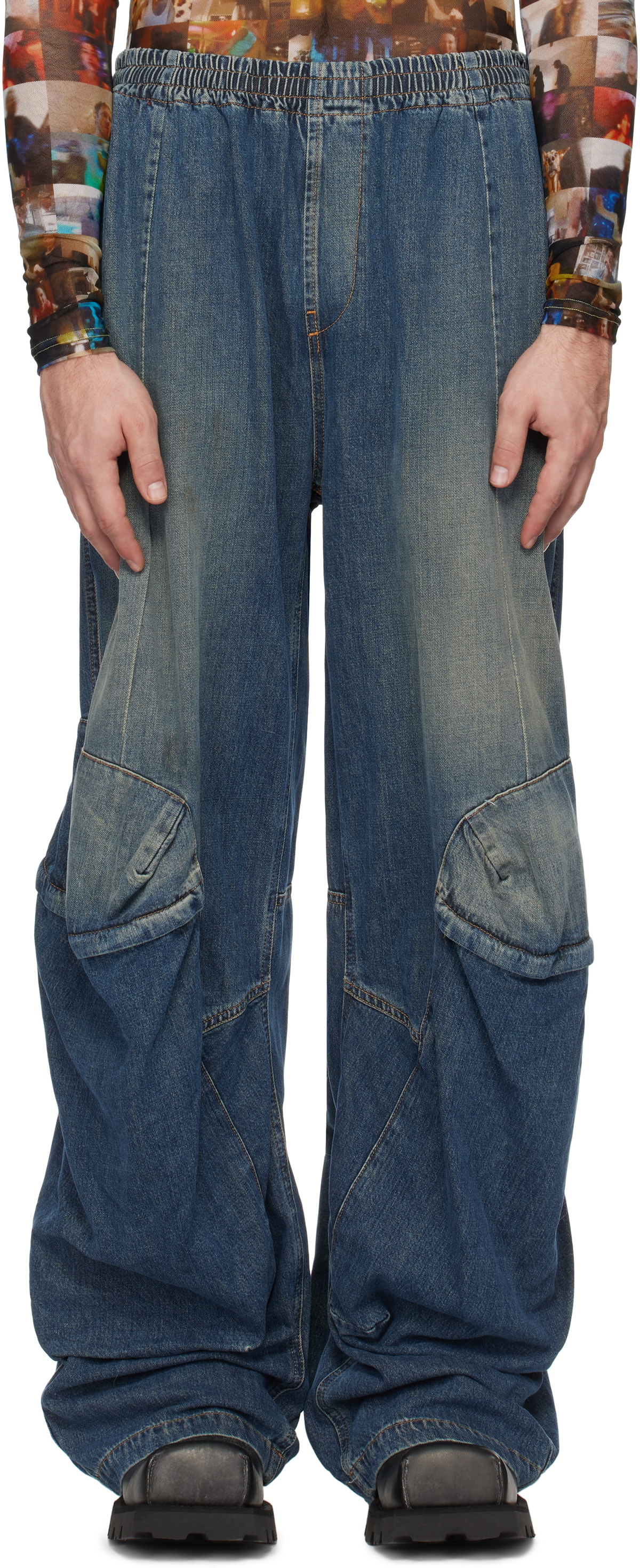 Diesel Blue D-Para-Fsf Jeans Diesel