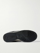 Nike - Dunk Low PRM Suede and Full-Grain Leather Sneakers - Black
