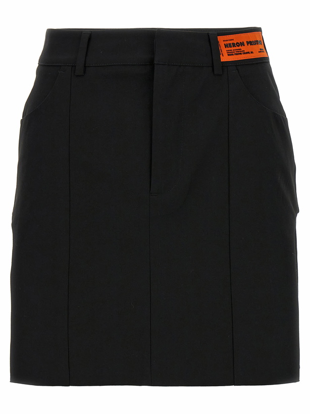 Photo: HERON PRESTON Gabardine Cut Out Skirt