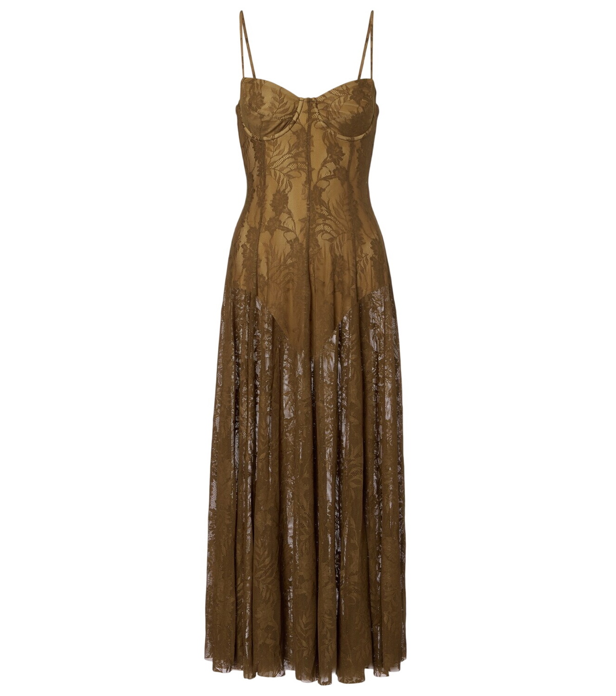 Norma Kamali Fishtail checked midi dress Norma Kamali