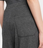 Extreme Cashmere N°353 Relax cotton-blend straight pants