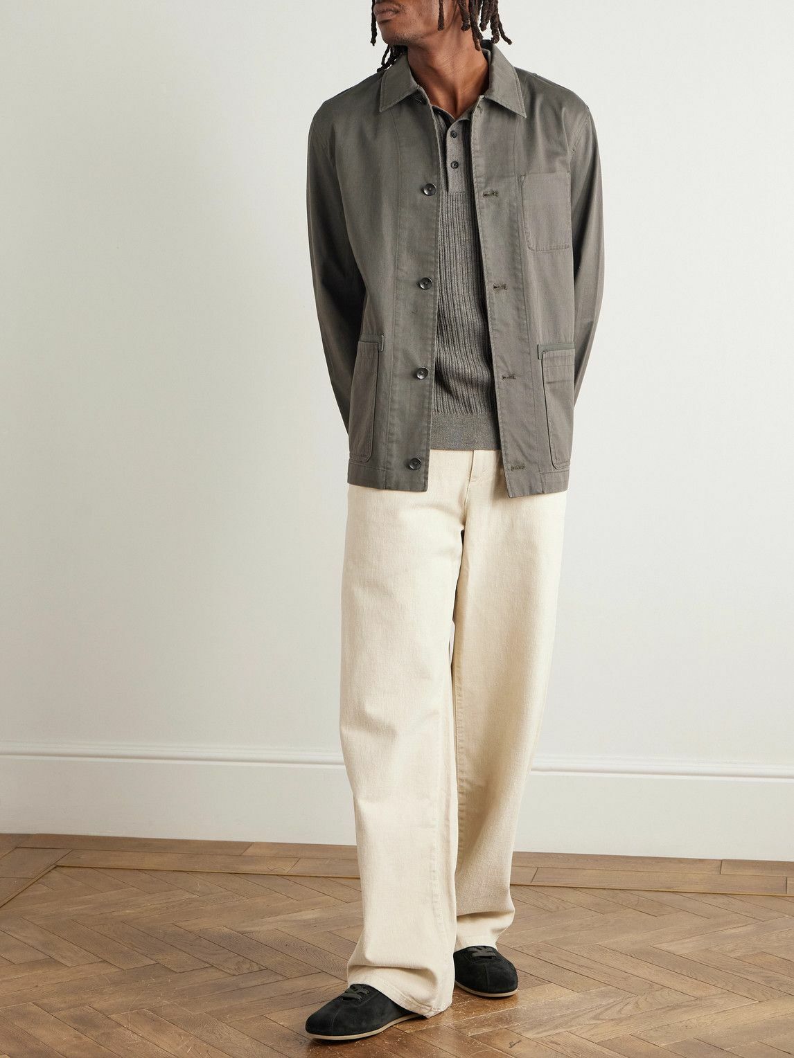 Rag & Bone - Evan Cotton-Twill Chore Jacket - Gray