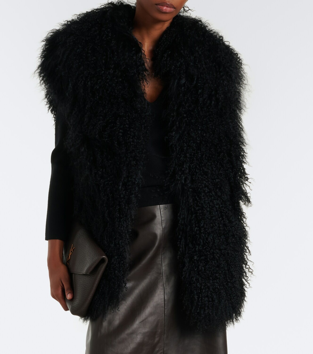 Yves Salomon Shearling vest