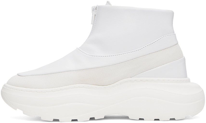Phileo White Bonded Boots