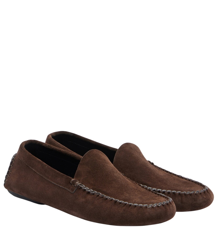 Photo: The Row Lucca suede loafers