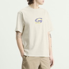 Gramicci Men's G-Scribble Pigment Dyed T-Shirt in Natural Pigment