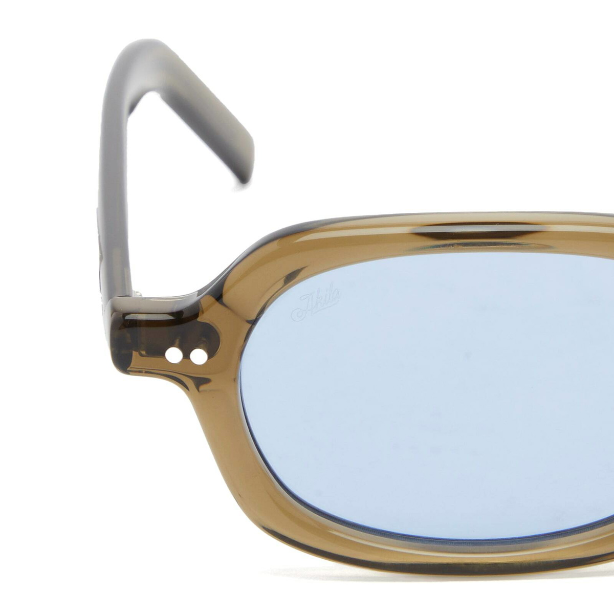 AKILA Psyche Sunglasses in Olive Green/Sky Blue 