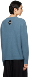 Craig Green Blue Felt Patch Sweater