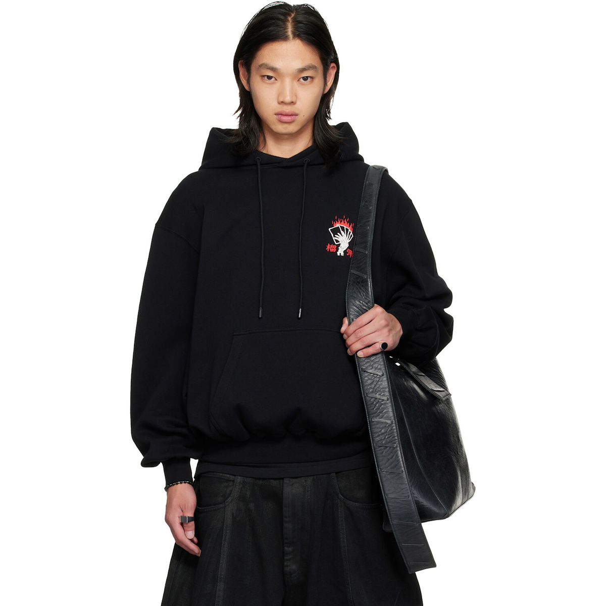 LU'U DAN Black Aftermath Hoodie