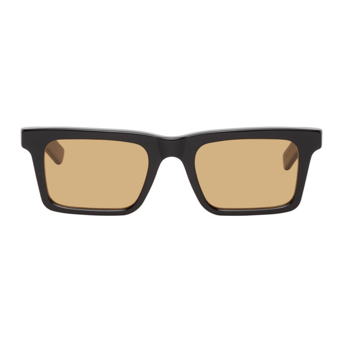 Photo: RETROSUPERFUTURE Black 1968 Refined Rectangular Sunglasses