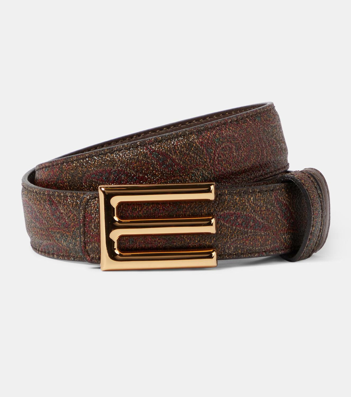 Etro Paisley faux leather belt Etro