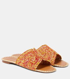 Clergerie Ineni raffia slides