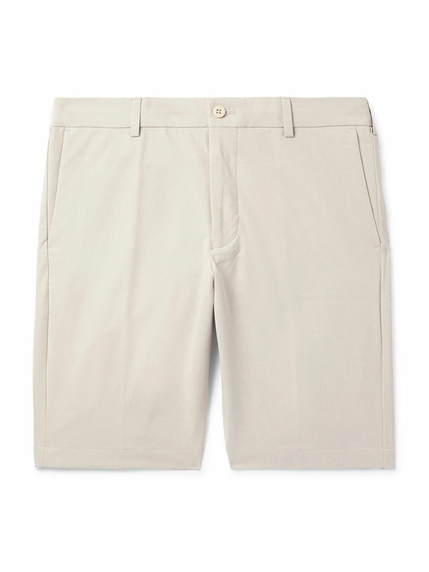 Photo: Peter Millar - Surge Performance Straight-Leg Tech-Jersey Golf Shorts - Neutrals