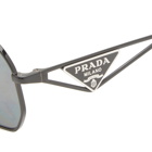 Prada Eyewear Women's PR A51S Sunglasses in Black 