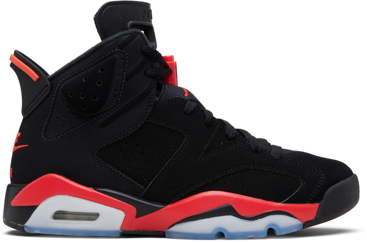 Nike Jordan Black Air Jordan 6 Retro Sneakers