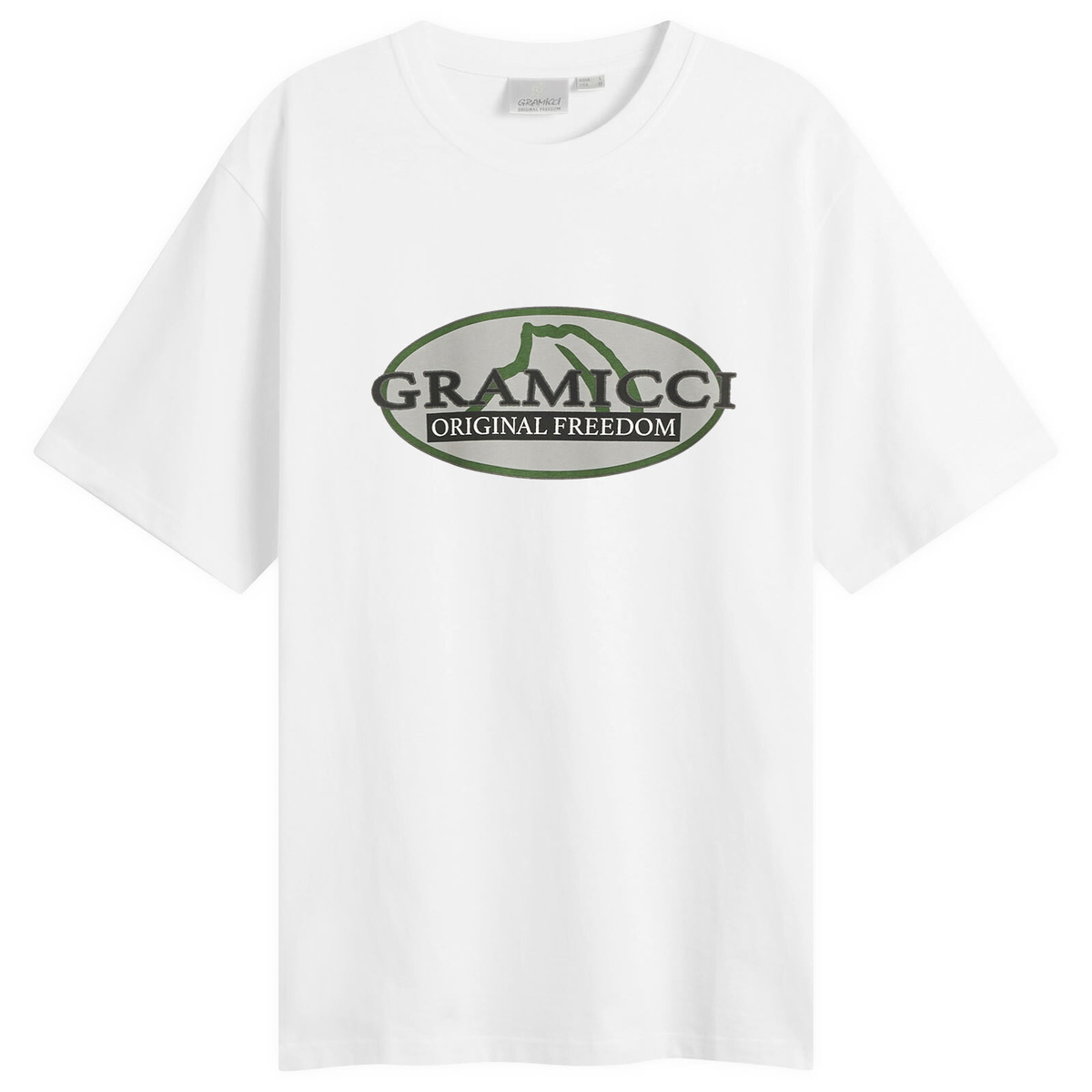 Gramicci Men's Half Dome T-Shirt in White