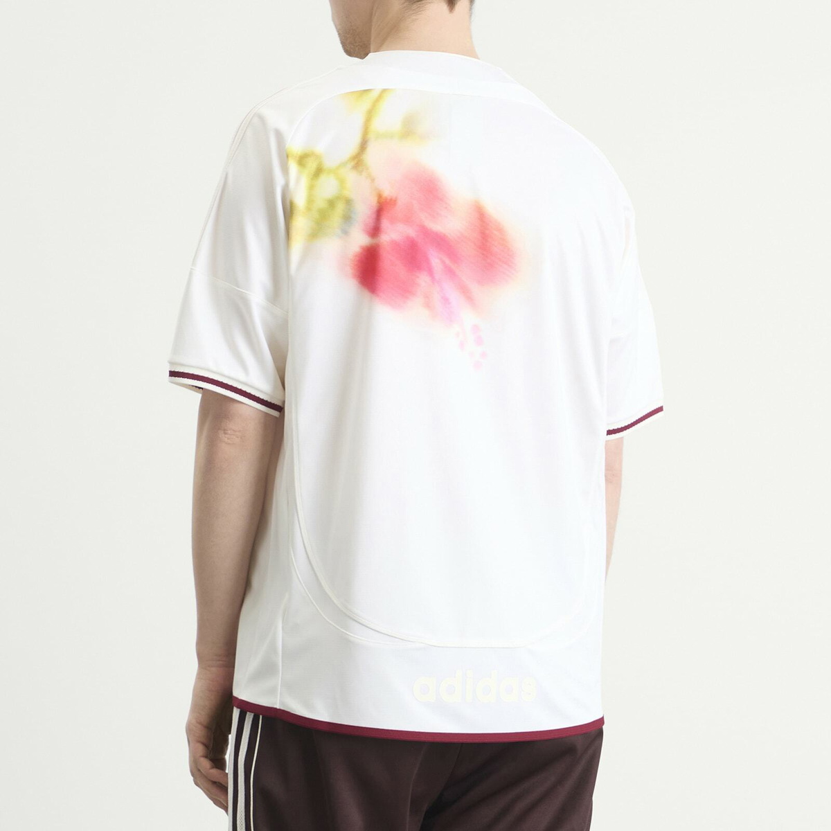 Adidas Men's x Wales Bonner Football Jersey in Chalk White