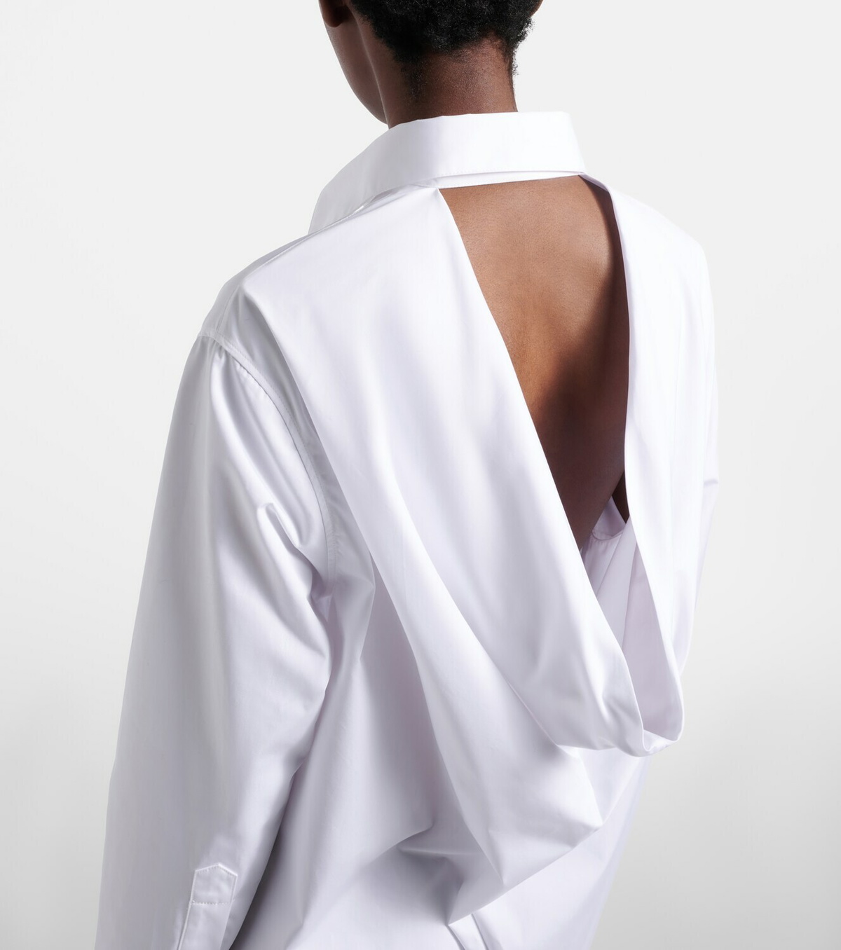 Balenciaga Cotton poplin shirt dress