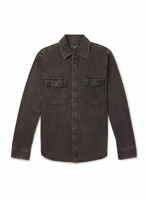 Photo: Rag & Bone - Jack Denim Shirt - Brown