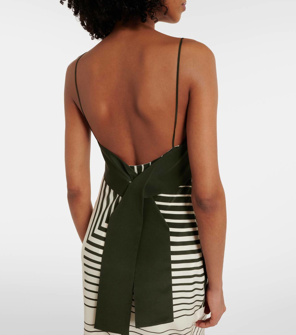 sir green stripe dress SIR Leilana Mini Green Garden Stripe Size 0