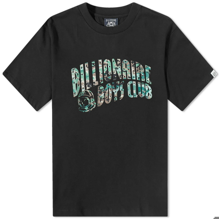 Photo: Billionaire Boys Club Men's Nothing Camo Arch Logo T-Shirt in Black