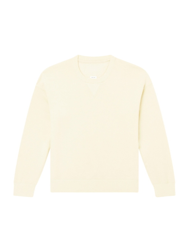 Photo: Visvim - Jumbo SB Wool and Cotton-Blend Jersey Sweatshirt - Yellow