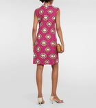 'S Max Mara Pop printed cotton poplin minidress