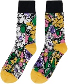 sacai Multicolor Floral Socks