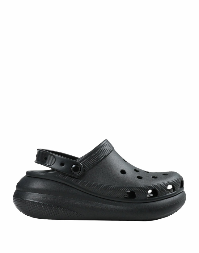 Photo: Crocs Classic Crush Clog Womens Mules & Clogs in Black