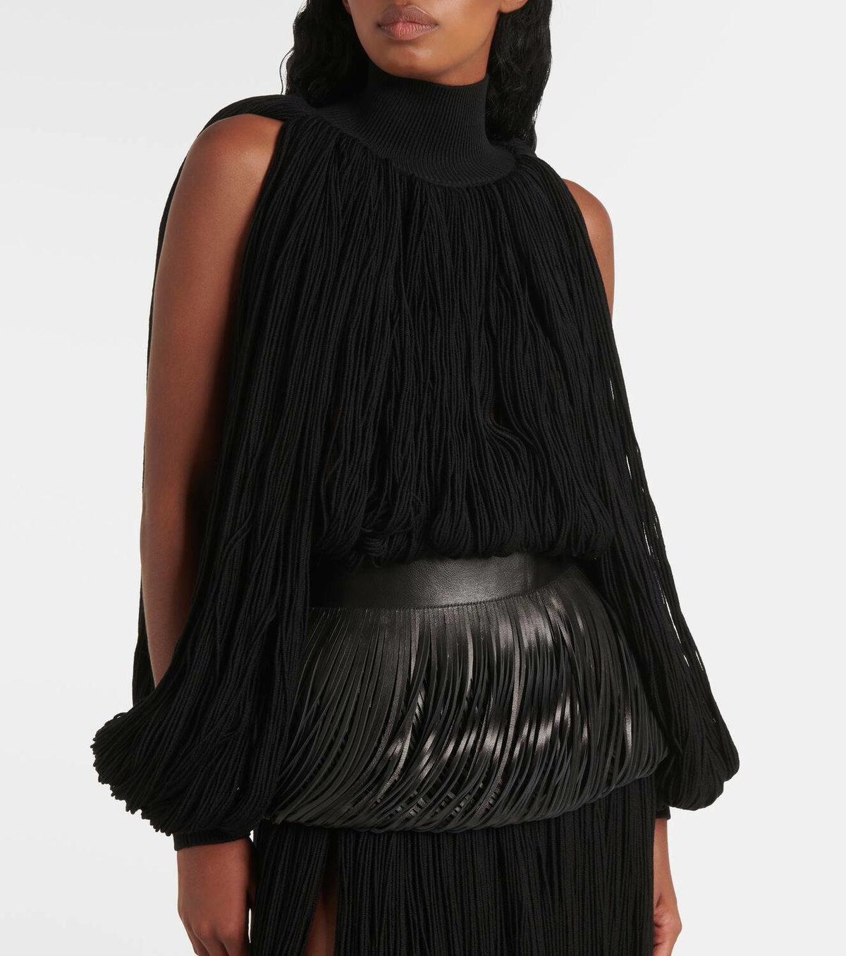 Alaïa Fringed leather belt ALAÏA