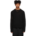 Craig Green Black Crochet Knit Sweater