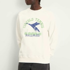 Diadora Men's x Palmes Legacy Crew Sweat in Snow White