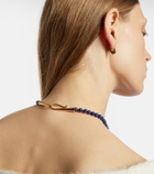 Sophie Buhai Grecian Collar 18kt gold-plated sterling silver necklace with lapis