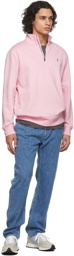 Polo Ralph Lauren Pink Zip-Up Sweatshirt