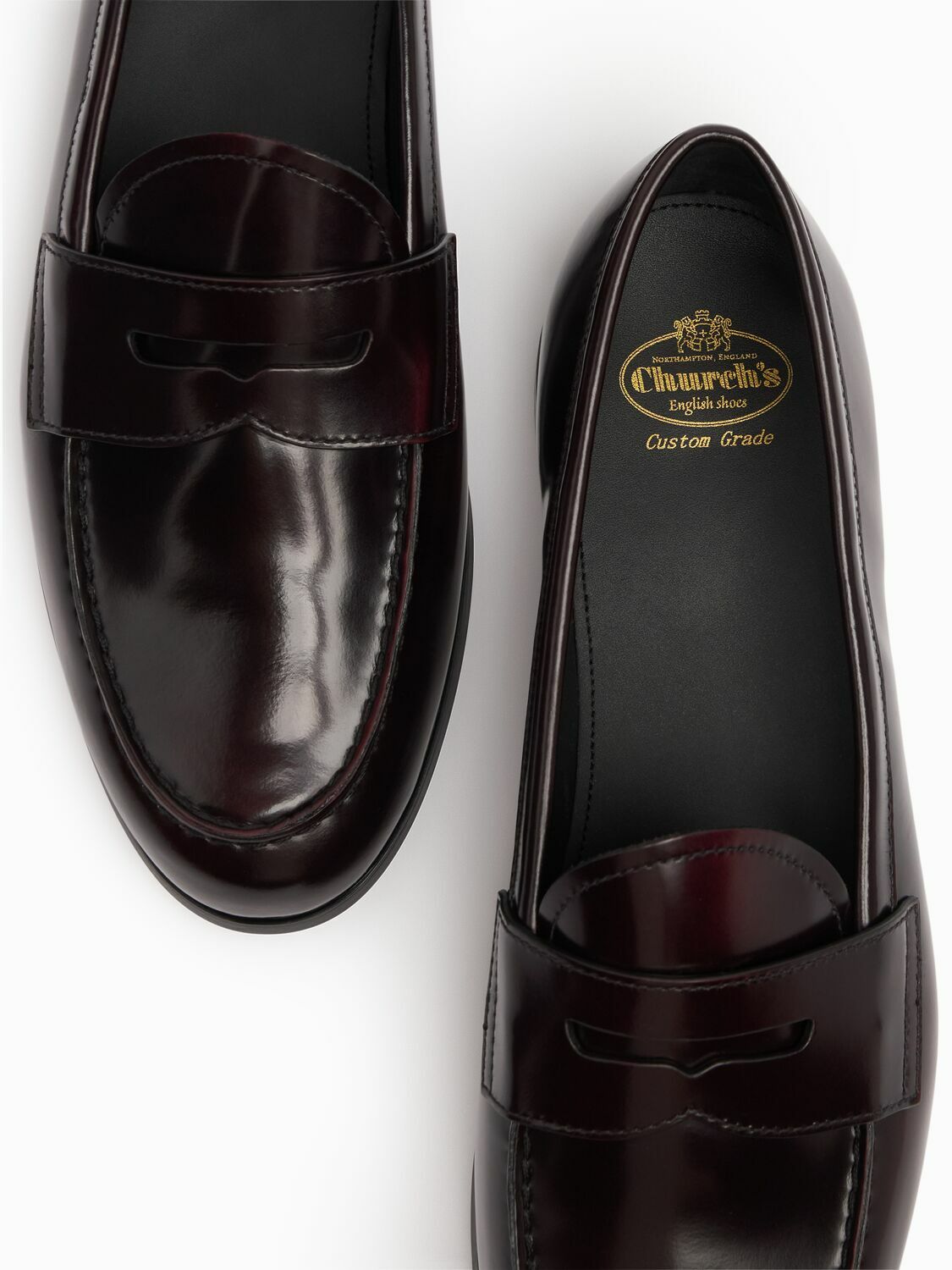 CHURCH'S Natalie Brushed Leather Loafers