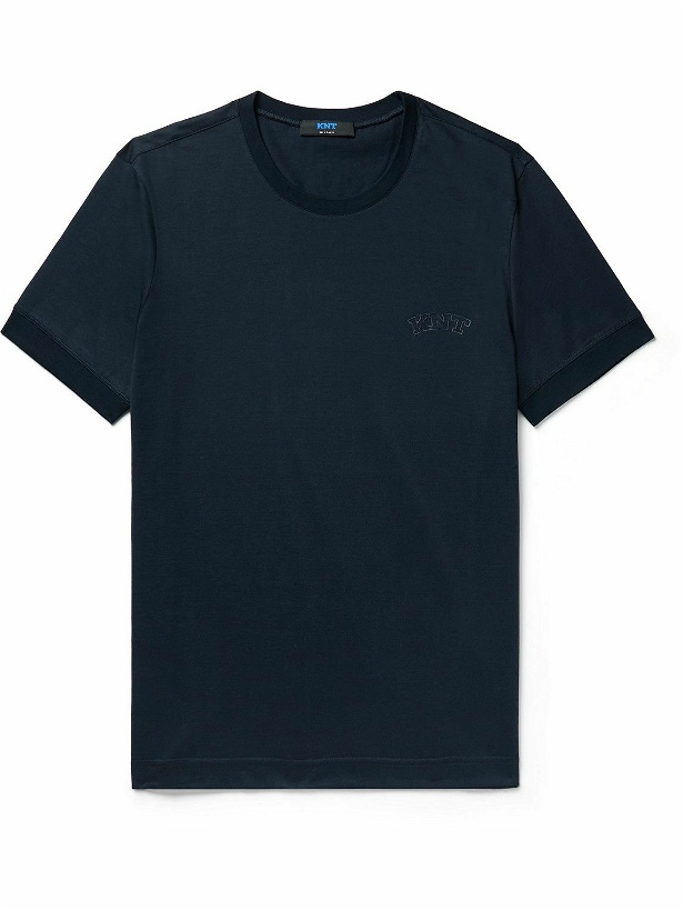Photo: Kiton - Cotton-Jersey T-Shirt - Blue