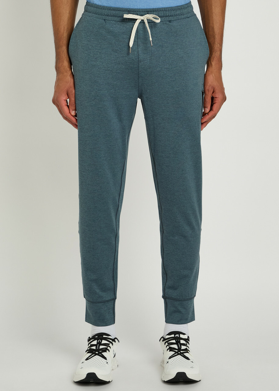Vuori Sunday Performance 28 Stretch-jersey Sweatpants Blue