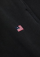 Cole Buxton Embroidered Cotton Sweatpants Black