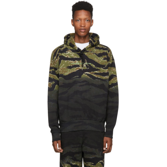 Diesel Green Camo S-Alby-Tigercam Hoodie Diesel