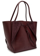 Gabriela Hearst Marija Leather Tote bag - Bordeaux - One Size
