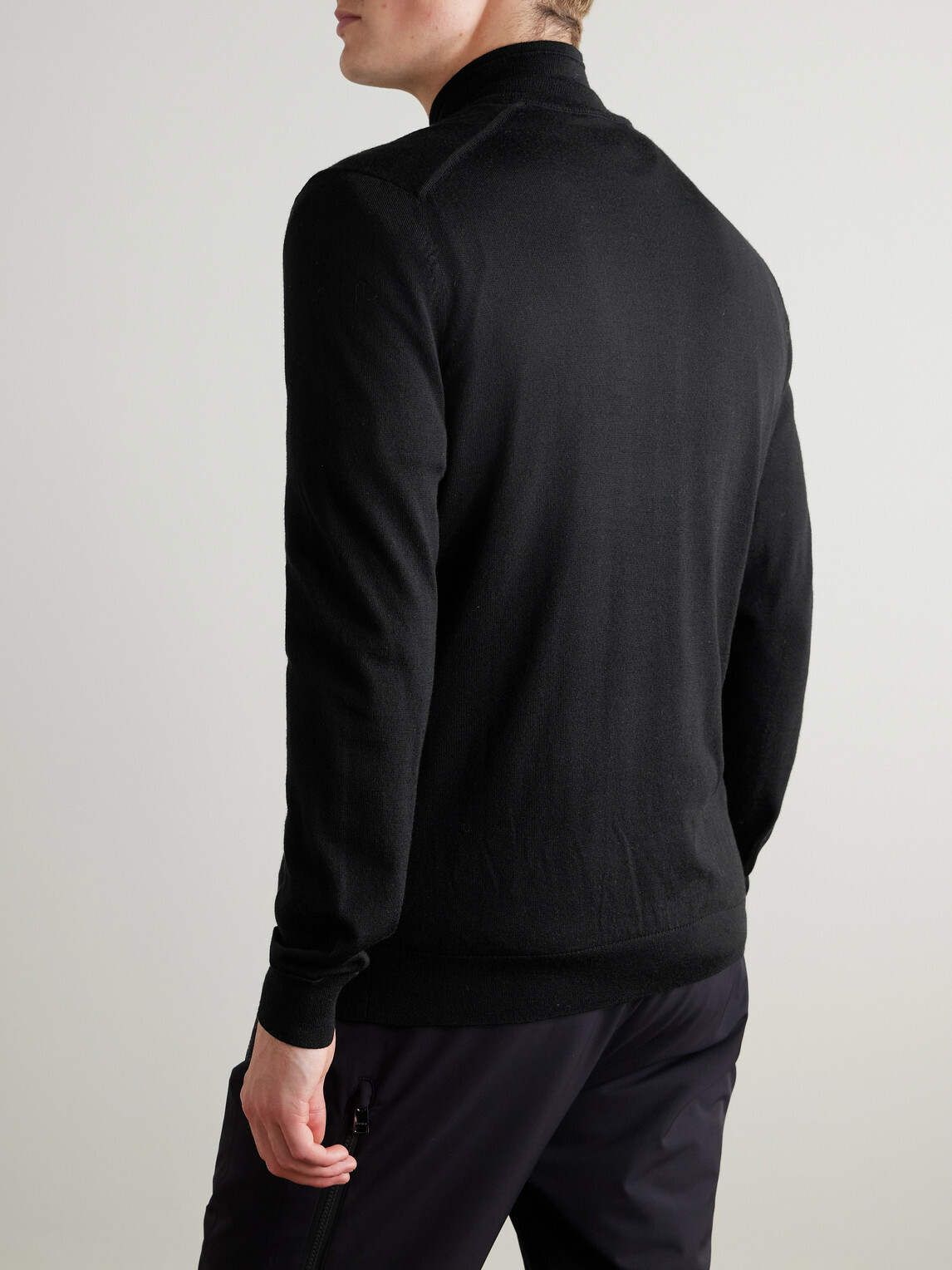 BOGNER - Ouri Virgin Wool Half-Zip Sweater - Black