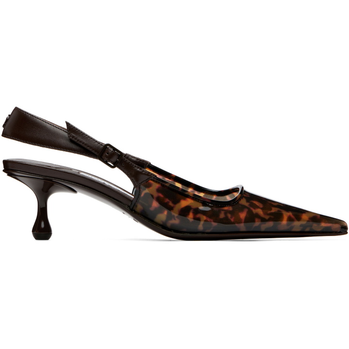 Photo: Jimmy Choo Brown Amel 50 Tortoiseshell Heels