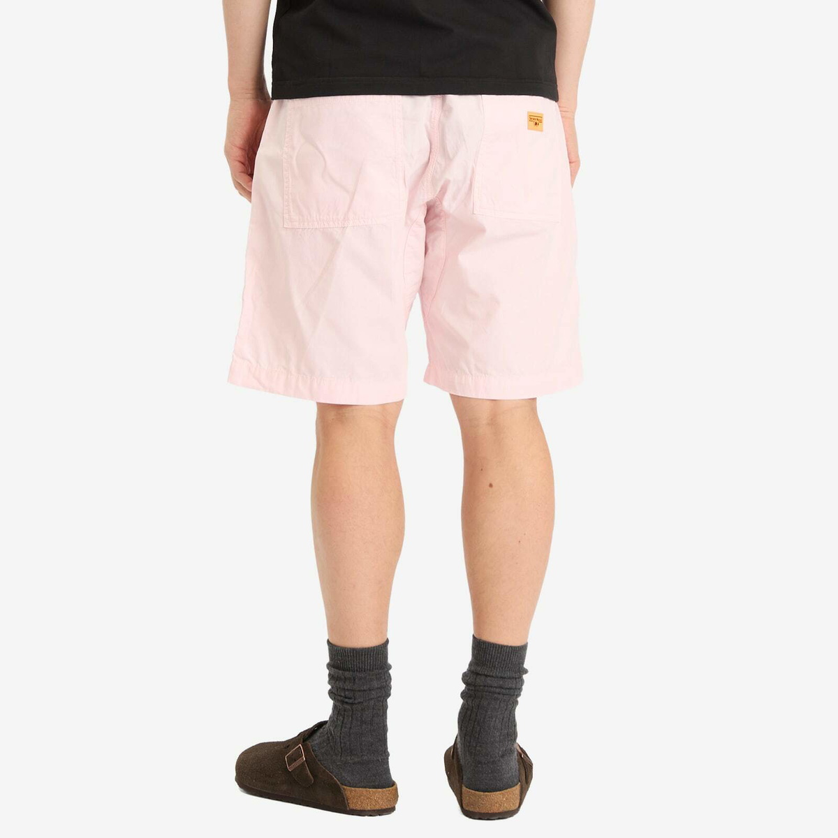 Service Works Men's Poplin Chef Shorts in Dusty Pink