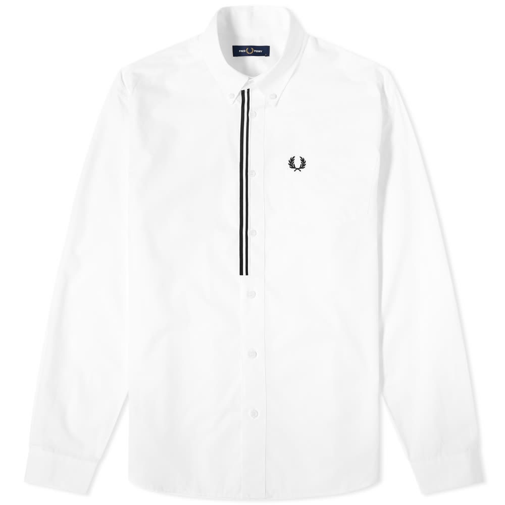 Photo: Fred Perry Authentic Button Down Taped Placket Poplin Shirt