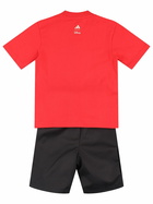 ADIDAS ORIGINALS Stretch Cotton T-shirt & Shorts