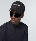 Balenciaga - Distressed cotton baseball cap