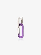 EÉRA 18K White Gold And Purple Chiara Small Diamond Earring